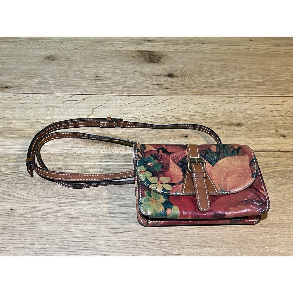 Patricia Nash Crossbody Leather Floral Bag Purse